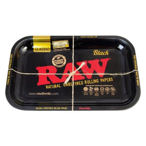 RAW Black Rolling Tray - Small