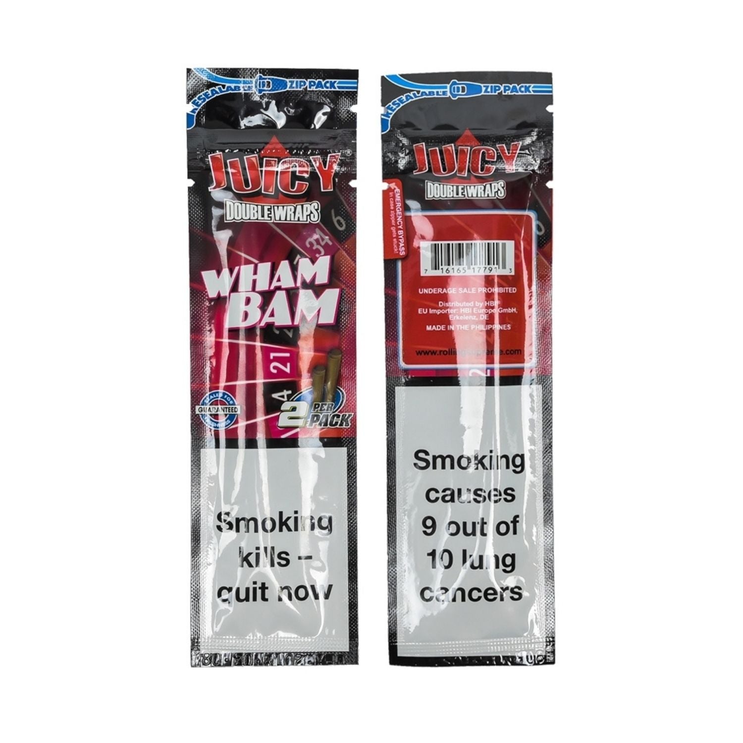 Juicy Double Wraps Blunt - Wham Bam Flavour