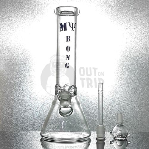 12 INCH CONICAL HEAVY GLASS BONG WITH ICE-CATCHER