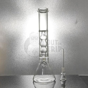 12 INCH CONICAL GLASS BONG WITH ICE-FREEZE