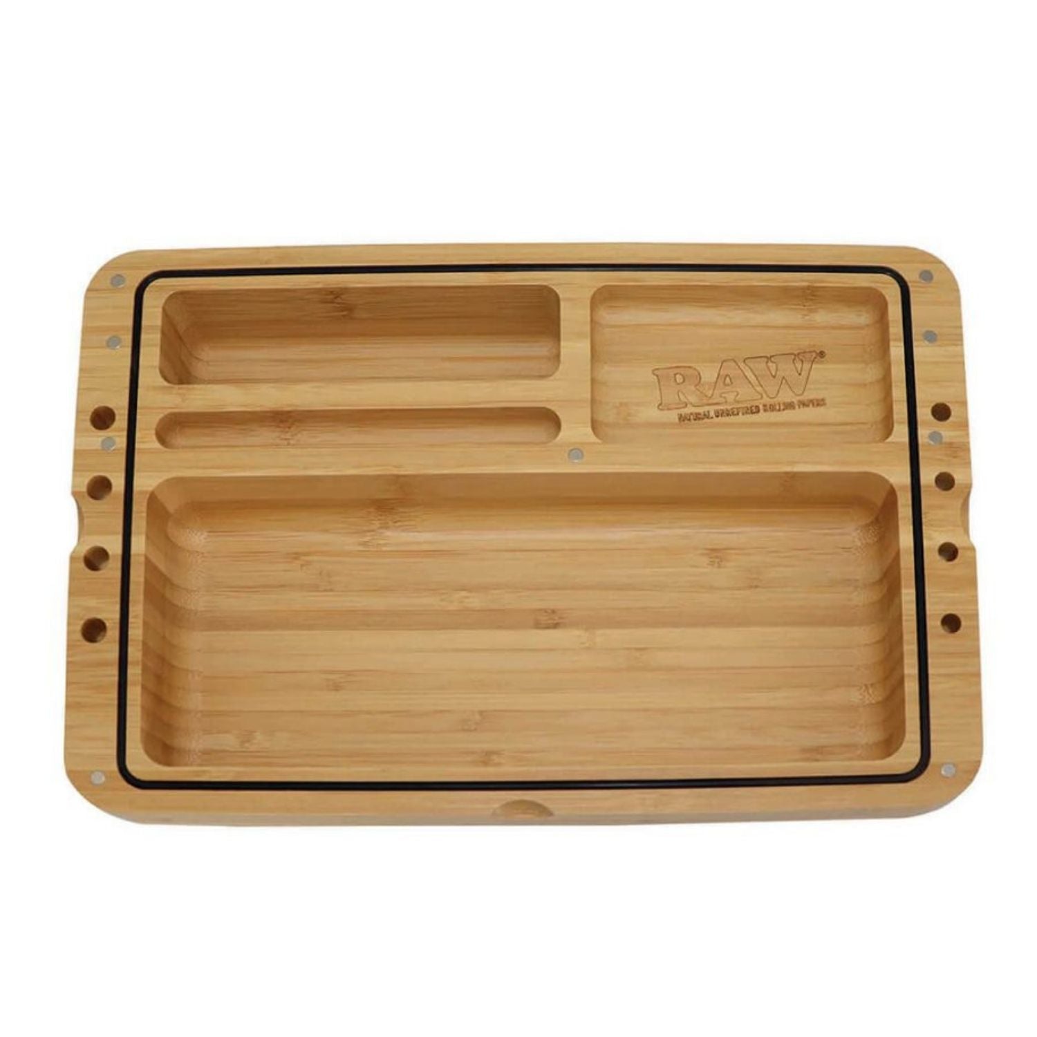 RAW Spirit Box - Wooden Rolling Tray