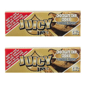 Juicy Jay Rolling Papers - Chocolate Chip Flavor - 1 1/4 Size