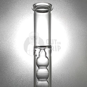 12 INCH GLASS BONG BULB WITH ICE-FREEZE