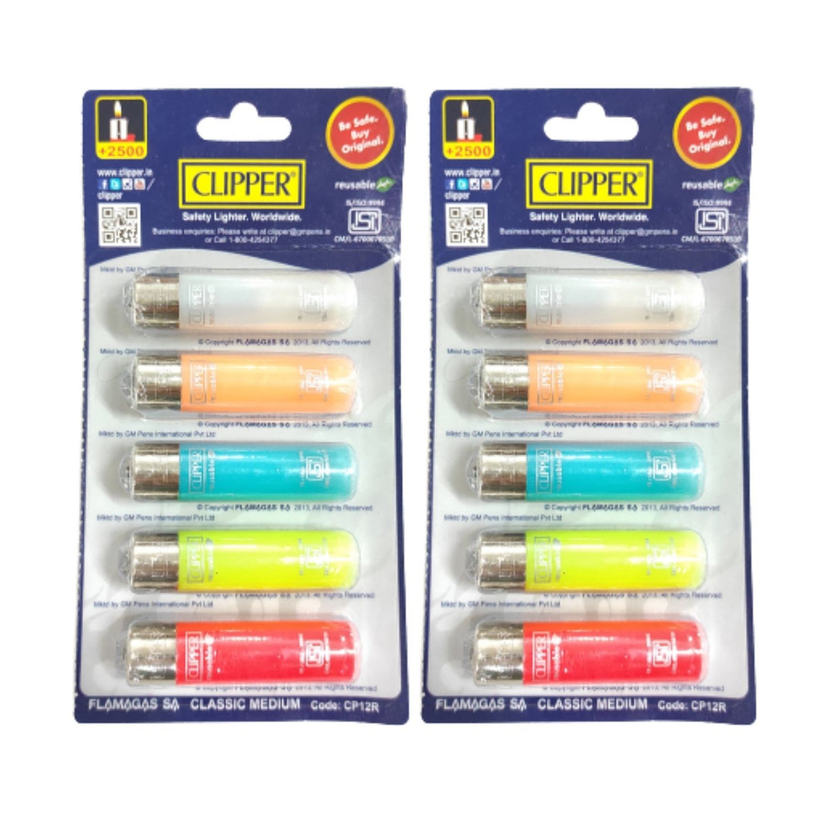 Clipper Lighters - Colored Assorted Pack