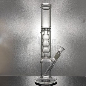 12 INCH STRAIGHT TUBE GLASS BONG WITH ICE-FREEZE