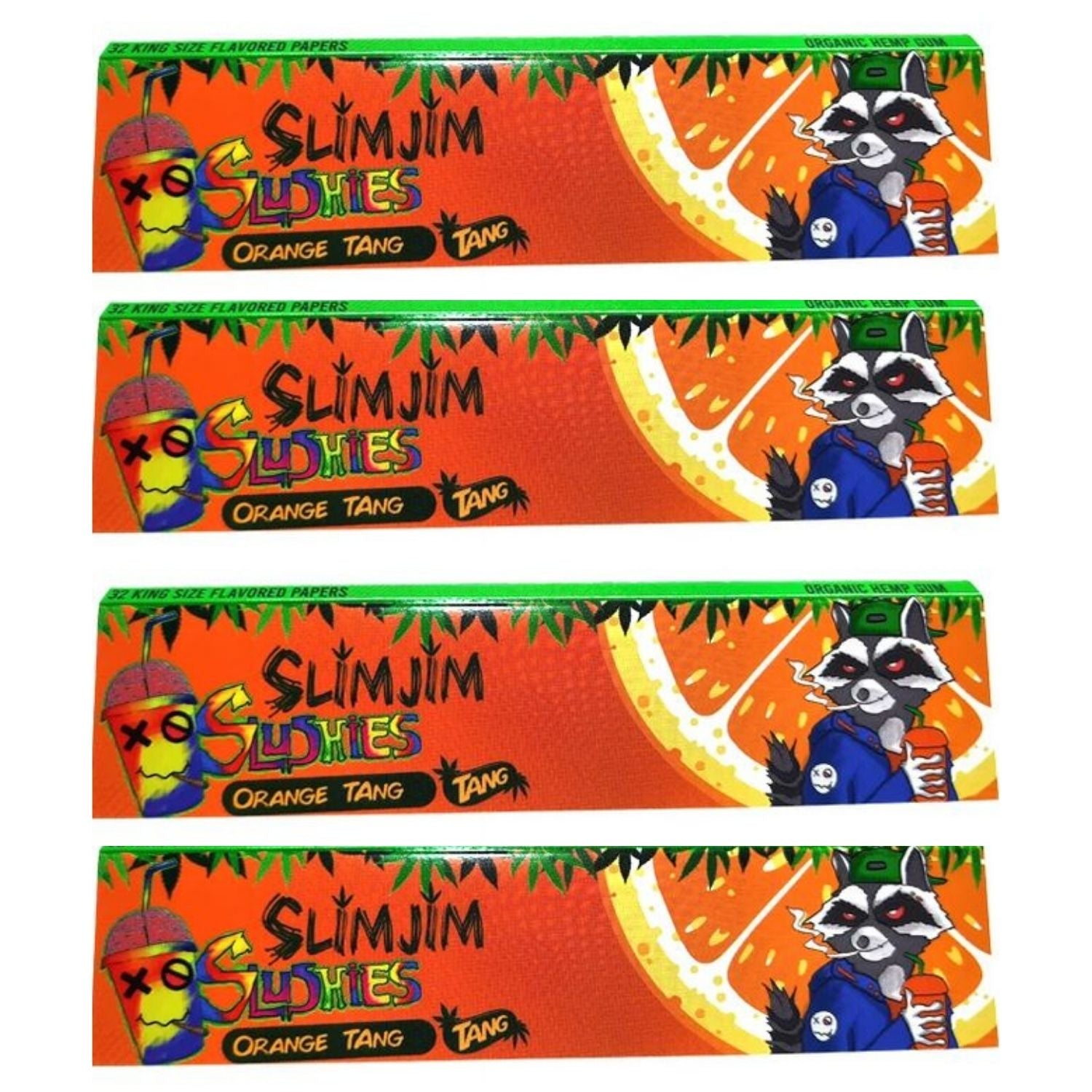 Slimjim Orange Tang Flavored King Size Rolling Paper