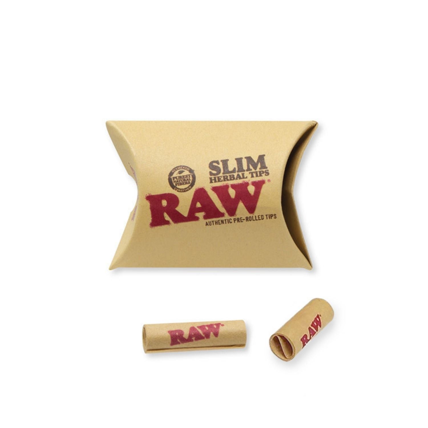 RAW Prerolled Slim Filter Tips - 21 Tips
