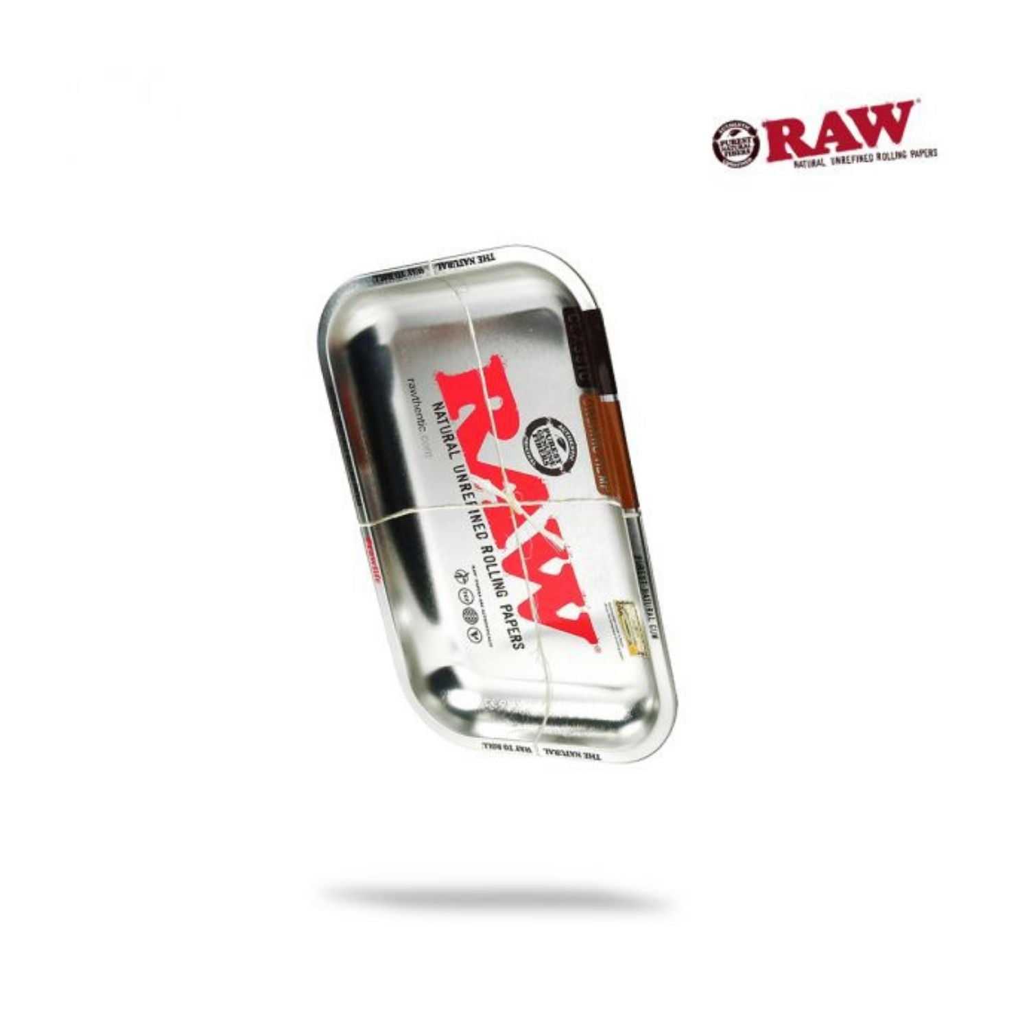 RAW Silver Rolling Tray - Medium