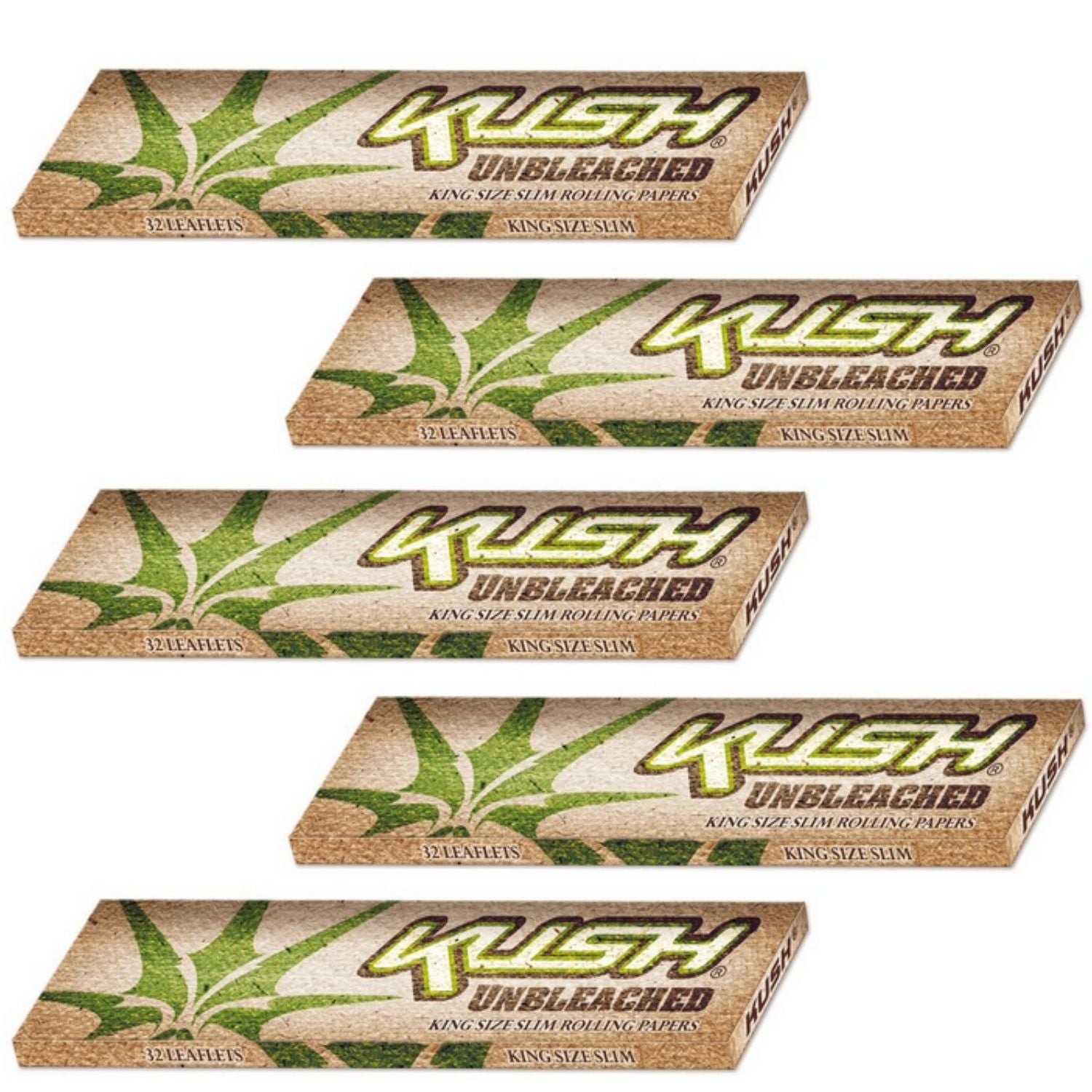 KUSH Unbleached Rolling Paper - King Size Slim