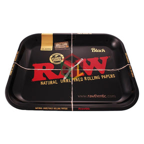 RAW Black Rolling Tray - Medium