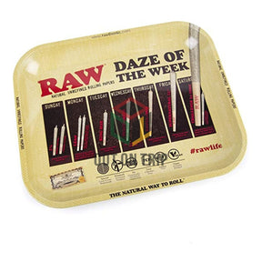 RAW Daze of the Week Rolling Tray - Medium