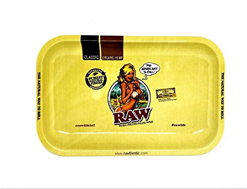 RAW GIRL METAL ROLLING TRAY SMALL - Outontrip