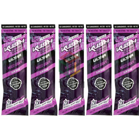 KUSH CONICAL HERBAL PREROLLED WRAPS ULTRA - MIXED GRAPE