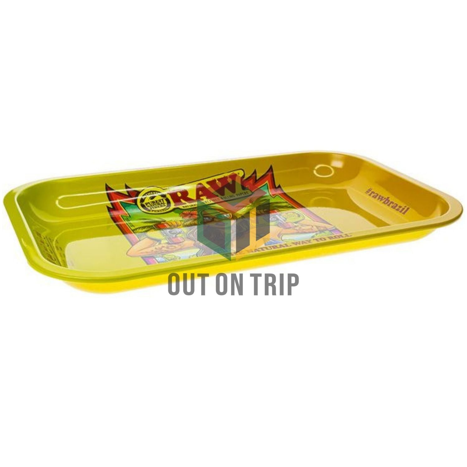 RAW Brazil Rolling Tray - Small Tray - Second Edition