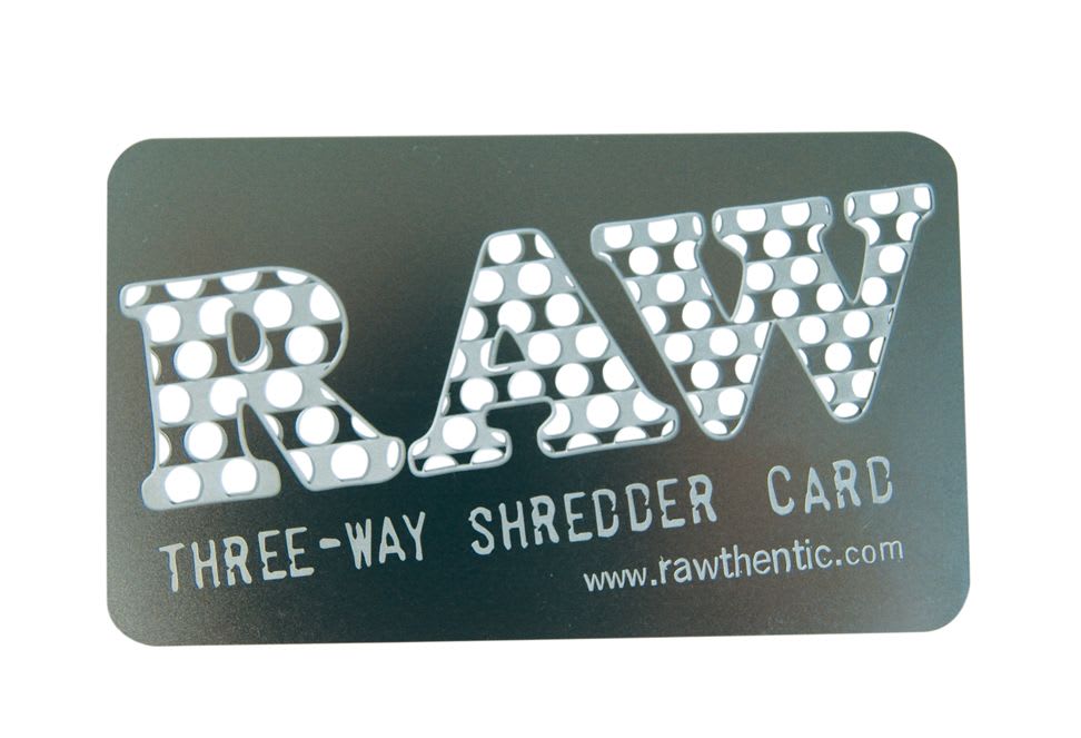 RAW SHREDDER CARD - Outontrip
