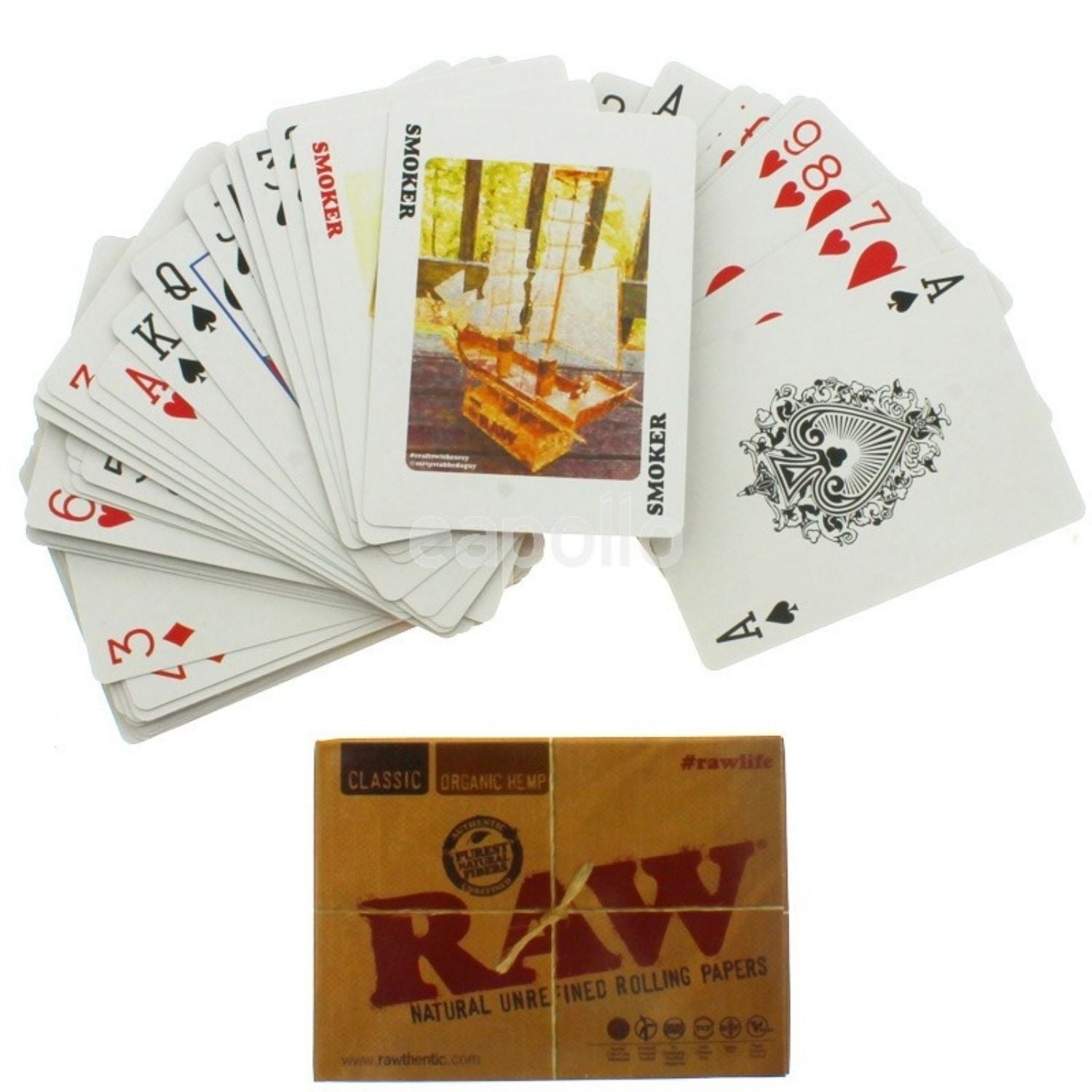 RAW Playing Cards - Brown