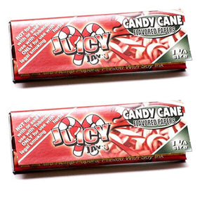 Juicy Jay Rolling Papers - Candy Cane Flavor - 1 1/4