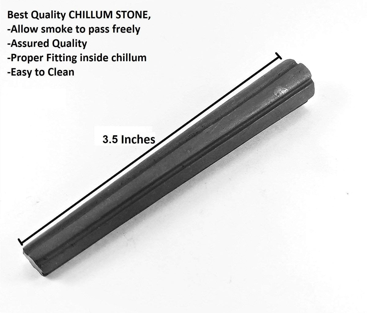 Chillum Stone for Clay Chillum