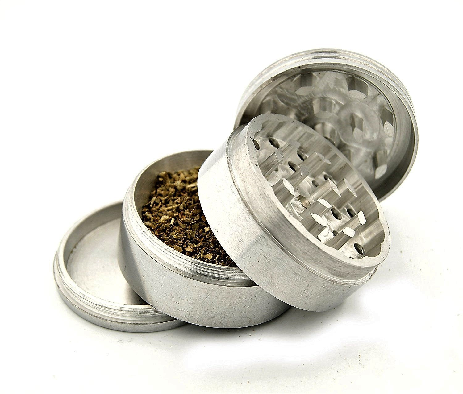 Buy Outontrip Classic Metallic Herb Crusher/Grinder Large with filter (Herb  grinder/herb crusher 52 mm) Online at Low Prices in India 