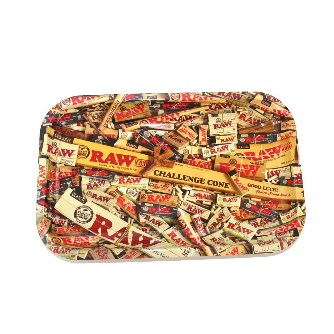 RAW MIX METAL ROLLING TRAY SMALL - Outontrip