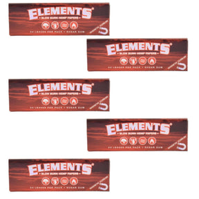 ELEMENTS RED Rolling Paper 1 1/4 - 50 Leaves