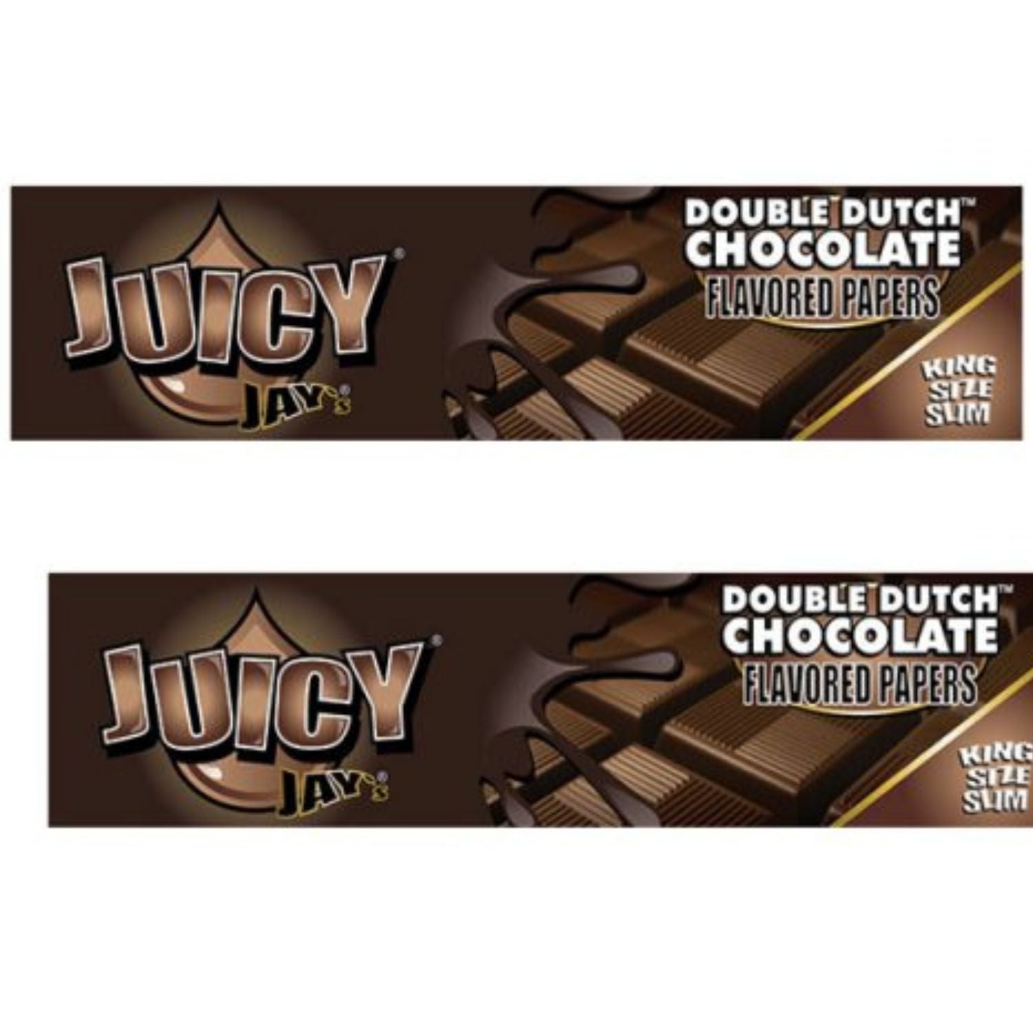 Juicy Jay Rolling Papers - Chocolate Double Dutch Flavor - KSS
