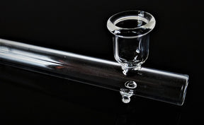 Handmade 5 Inch Clear Glass Smoking Pipe - Outontrip
