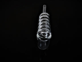 Handmade 6 Ringed Glass Smoking Pipe - Outontrip
