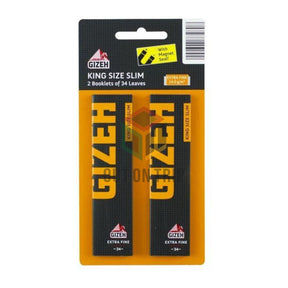 Gizeh Twin Pack Rolling Paper - King Size Slim
