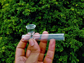 Handmade 4 inch Clear Glass Smoking Pipe - Outontrip