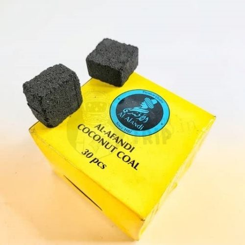 Al-Afandi Coconut Coal 100% Natural Coconut Coal (Net Weight: 250Grams - 30pieces)