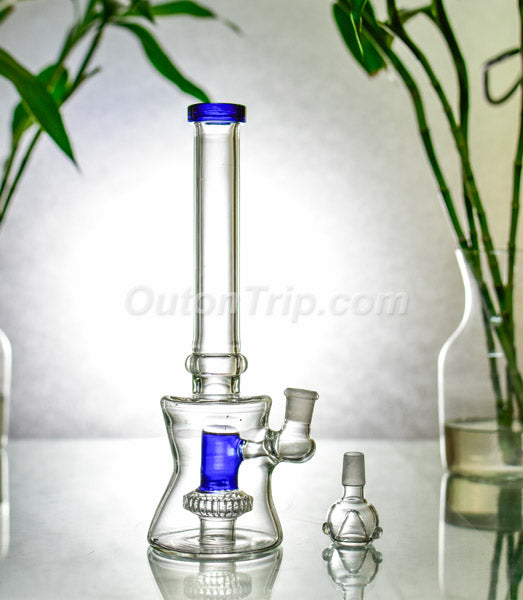 12 Inch Can Assorted Colors Bong With UFO Percolator (Discontinued)