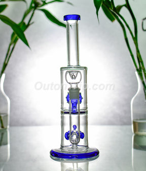 14 inch Can Assorted Colors Bong with Crystal Ball Percolator (Discontinued)