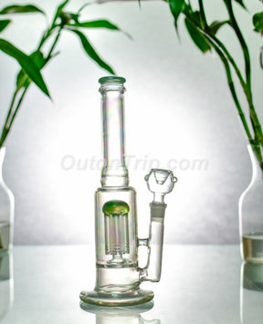 10 Inch Can  Assorted Colors Bong with Tree Percolator (Discontinued)
