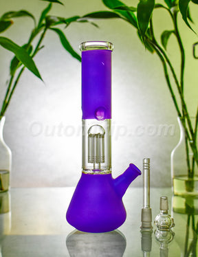 12 Inch Conical Assorted Colors Bong with Tree Percolator and Ice Catcher (Discontinued)