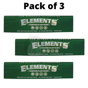 ELEMENTS GREEN ROLLING PAPERS KING SIZE SLIM