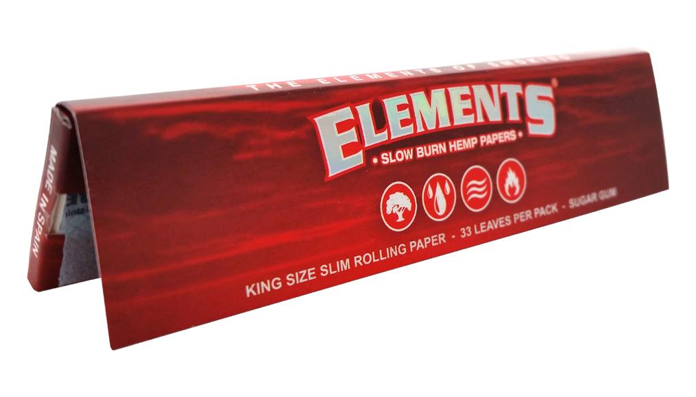 ELEMENTS Red King Size Slim