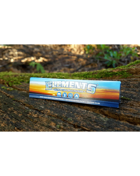 Elements rolling paper + Elements wide paper tips/roach - Set Of 6