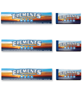 Elements rolling paper + Elements wide paper tips/roach - Set Of 6