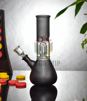 OutonTrip Black Glass Ice Bong 8 inch (Discontinued)