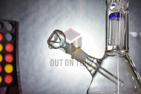 8 Inch Conical Assorted Colors Bong with Ice Catcher & Tree Percolator