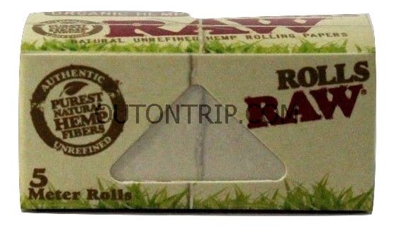 RAW ORGANIC ROLL 5meter ROLLING PAPER ROLL - Outontrip