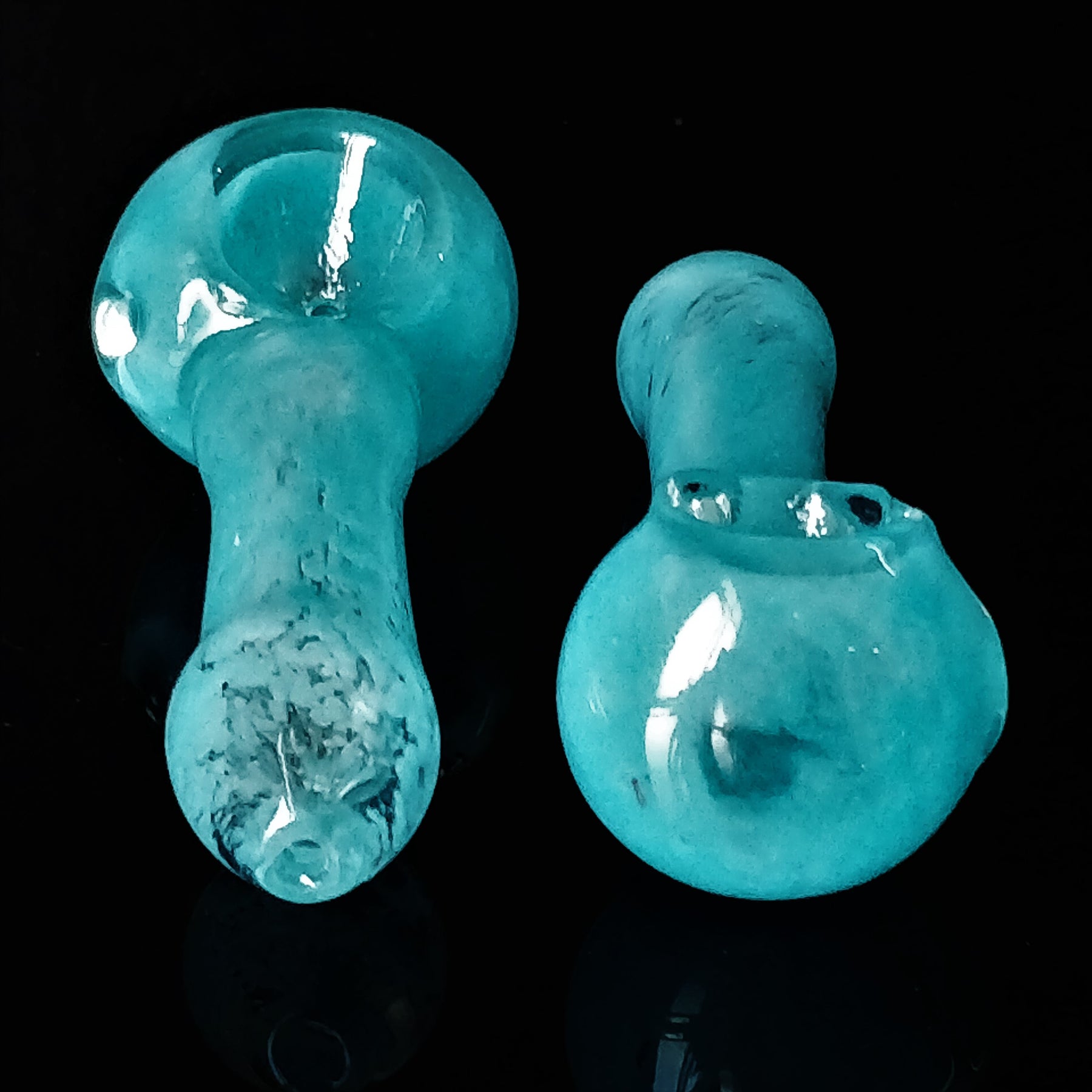 Assorted Colors Peanut Glass Smoking Pipe- 8cm Length - Outontrip
