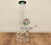 12 Inch Scientific Funnel Assorted Color Bong with Ice Catcher