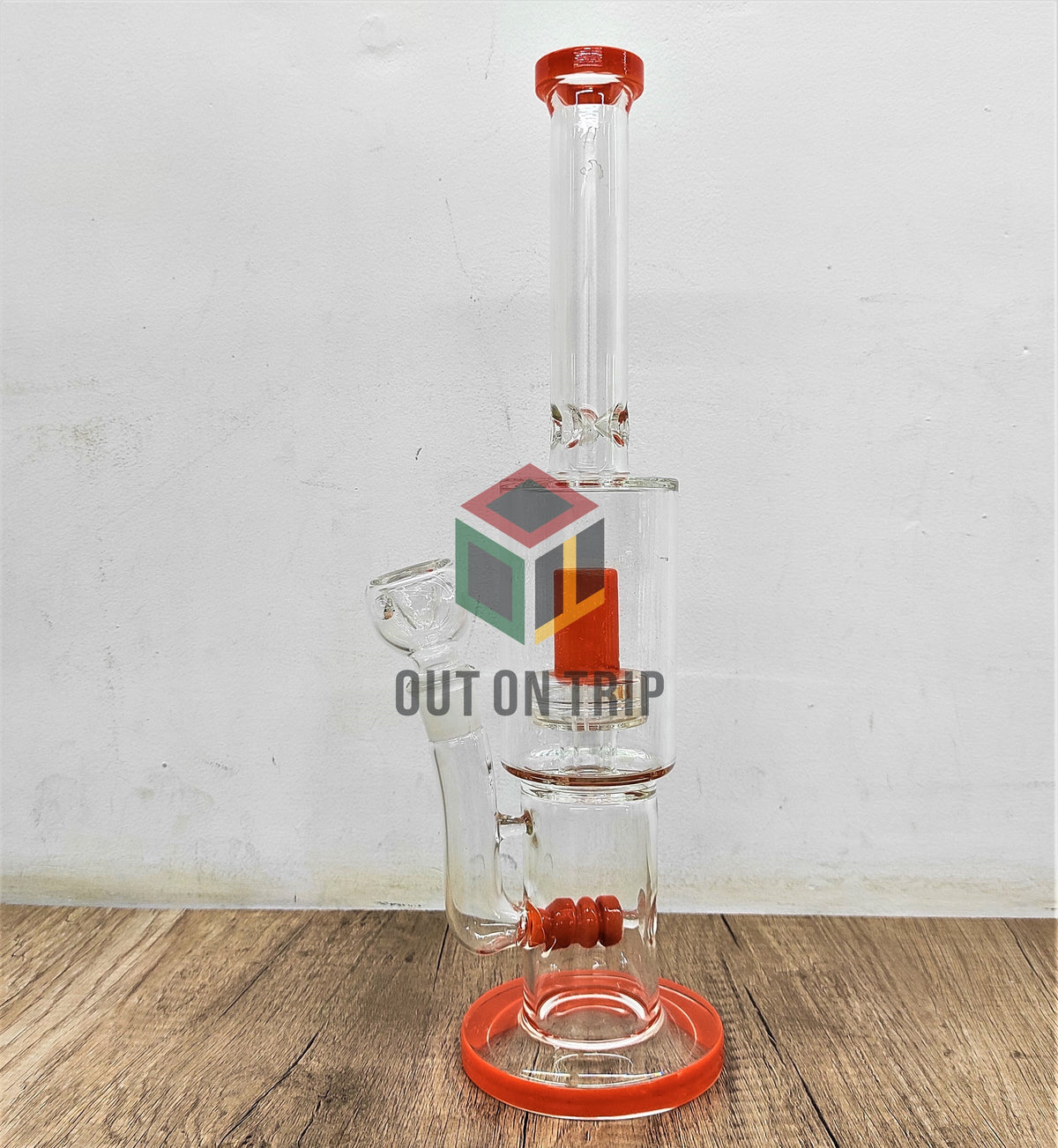 16 Inch Ice Catcher Assorted Colors Bong with UFO and Inline Percolator (Discontinued)