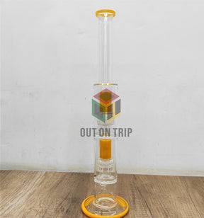 16 Inch Assorted Colors Bong with Double UFO Percolator