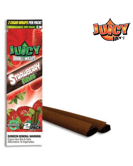 Juicy Double Wraps Blunt - Strawberry Fields Flavour