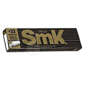 SMK GOLD King Size Slim Connoisseur - 33 King Size Slim Papers + 33 Special Tips