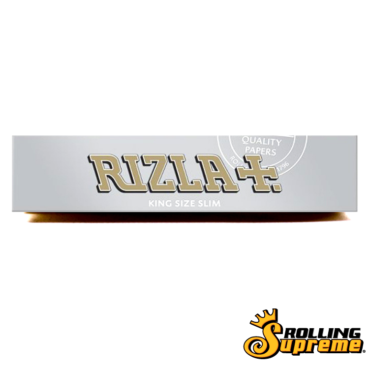 Rizla Plus Silver Rolling Paper + Elements wide tips/roach - Set Of 6