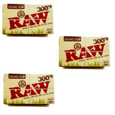 RAW Organic Rolling Paper 1 1/4 Size - 300 Leaves